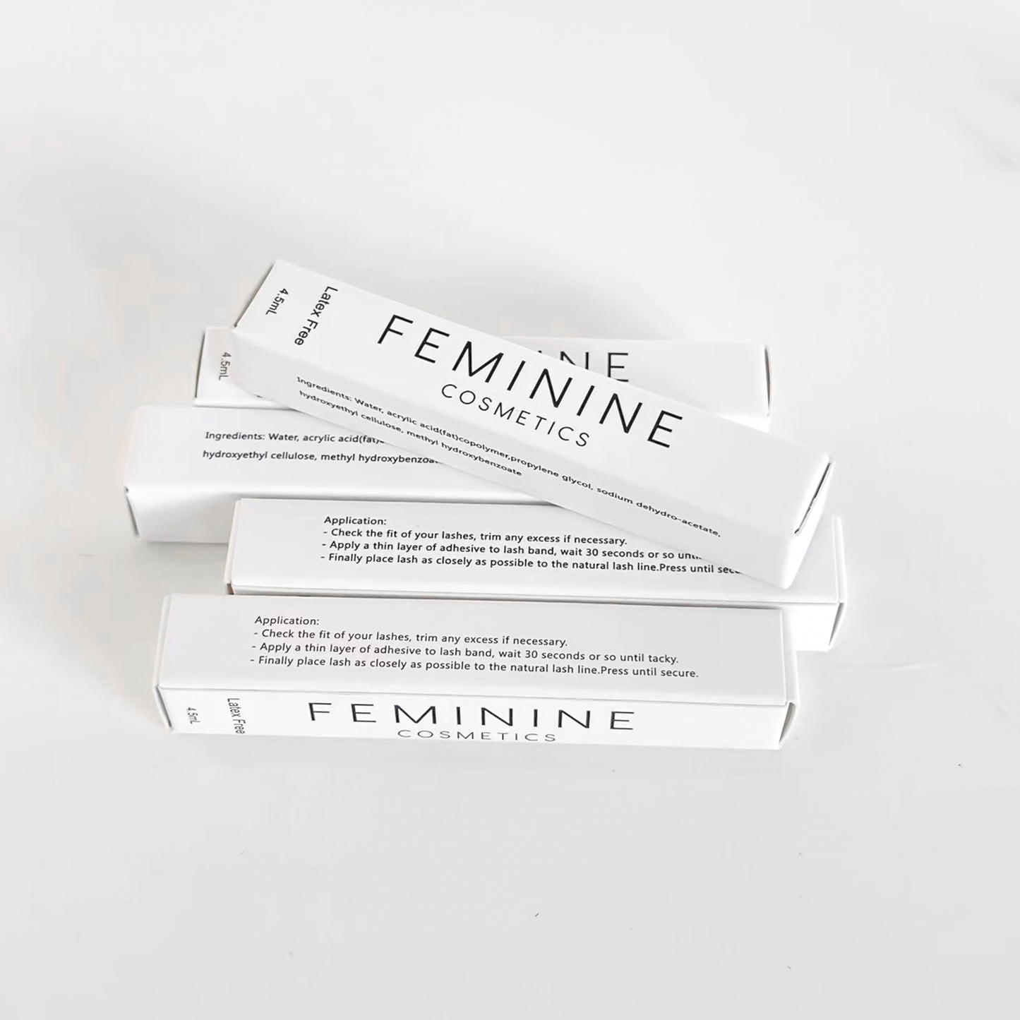 Feminine cosmetics lash glue black